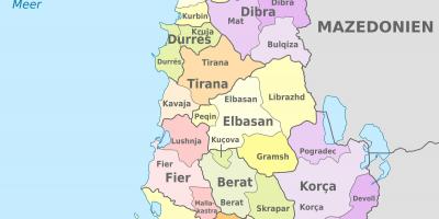 지도 알바니아의 정치